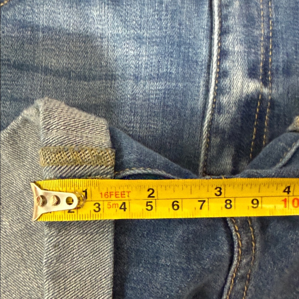 KanCan Classic Blue Jean Shorts Size Large 3" Inseam - Picture 6 of 7